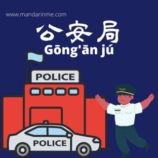 kosakata di kantor polisi dalam bahasa mandarin