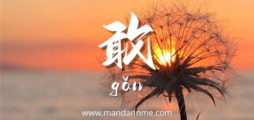 Penggunaan 敢(Gan) Dalam Bahasa Mandarin