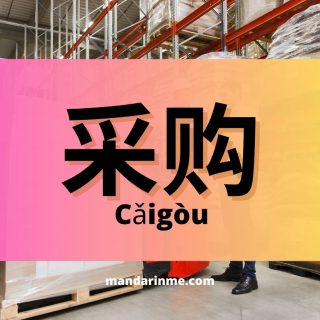 Kosakata Bahasa Mandarin Pembelian 采购部词汇 – Part 2