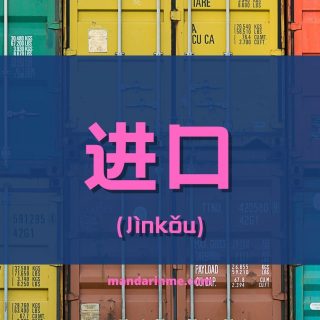Kosakata Tentang Departemen Impor 进口部 (Jìnkǒu Bù)